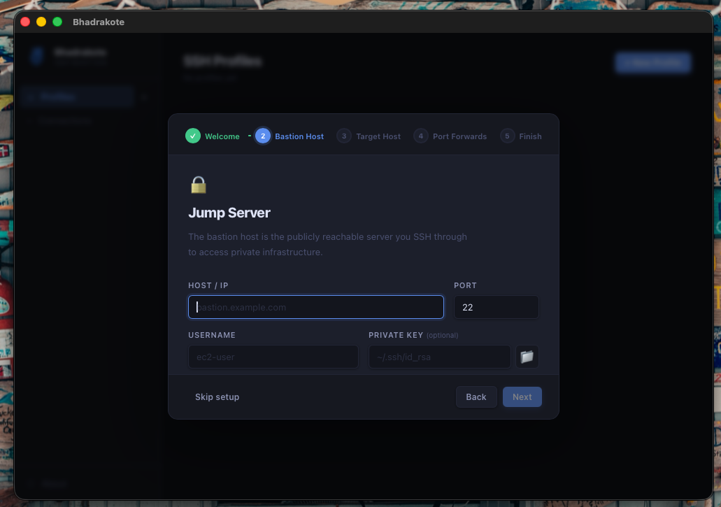 Bastion Host Configuration